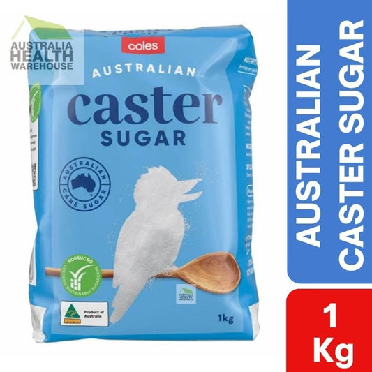 [Expiry Date: 29/10/2027] Coles Australian Caster Sugar 1kg