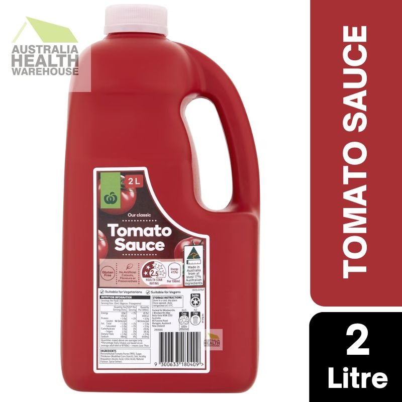 Woolworths Tomato Sauce 2 Litre