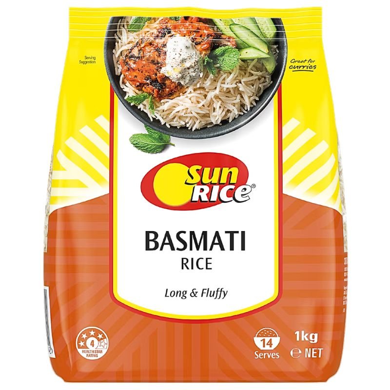 [Expiry Date:07/10/2027]  Sunrice Basmati Rice 1kg
