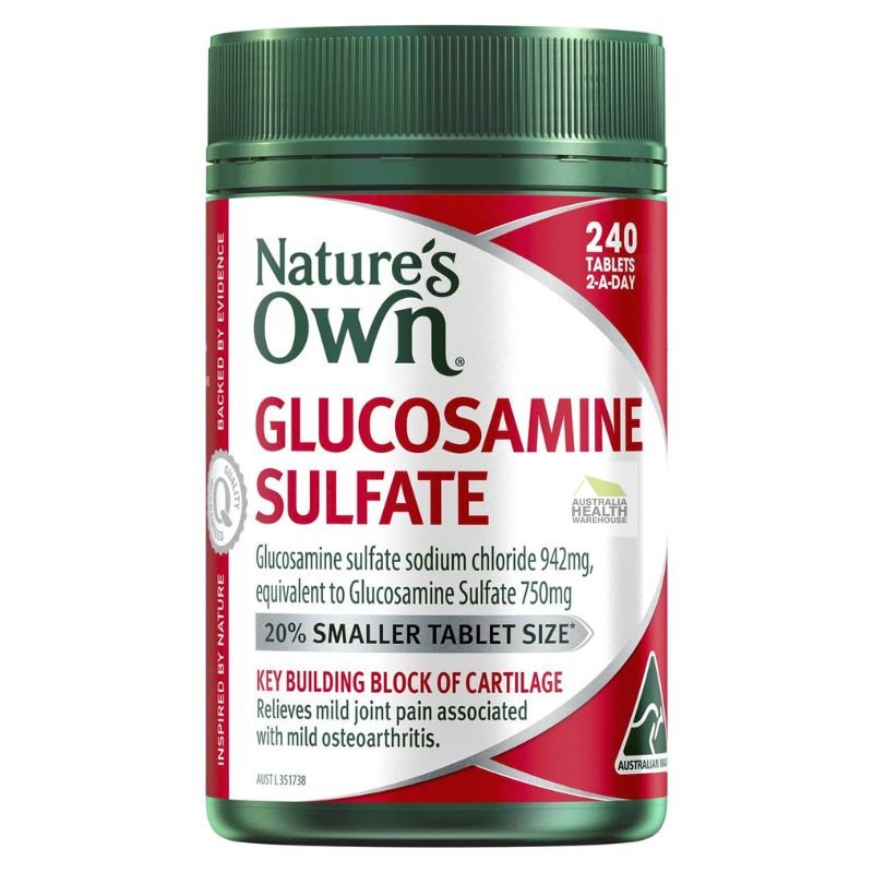 [Expiry: 02/2027] Nature's Own Glucosamine Sulfate 240 Tablets