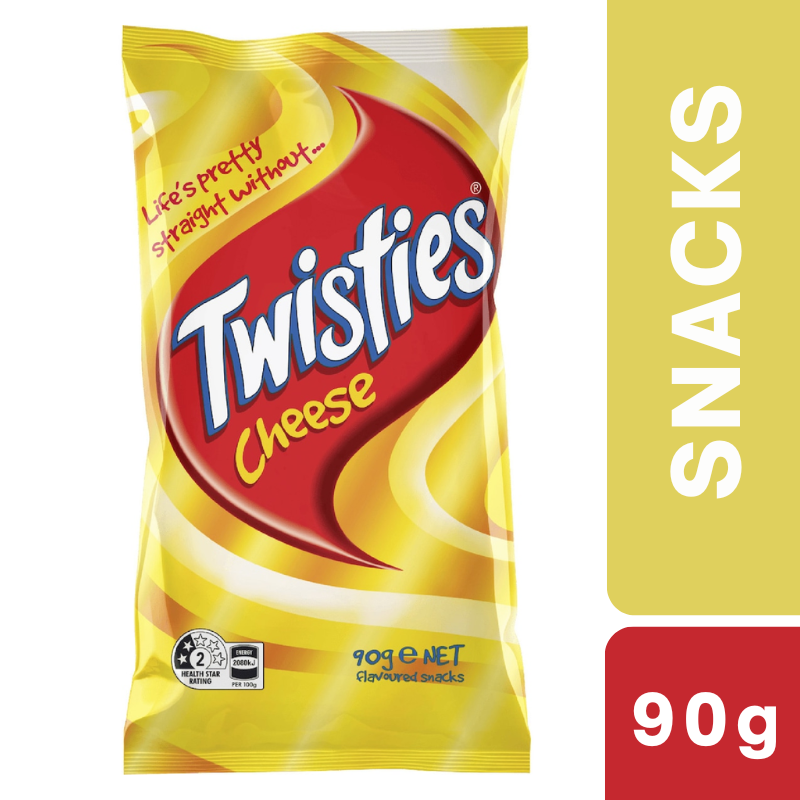 [CLEARANCE Expiry: 20/12/26] Twisties Cheese Snacks 90g