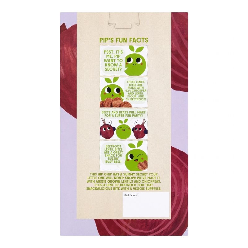 [Expiry: 11/02/2027] Woolworths Macro Lentil Bites Buzzin' Beetroot 6 Packs 108g