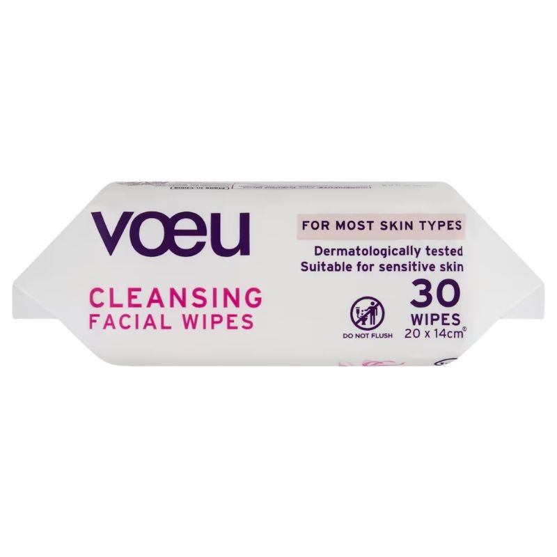 [Expiry Date: 16/01/2028] Voeu Cleansing Facial 30 Wipes