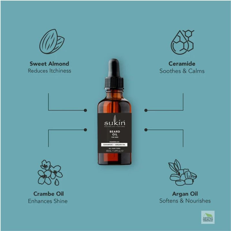 Sukin For Men Beard Oil 50mL