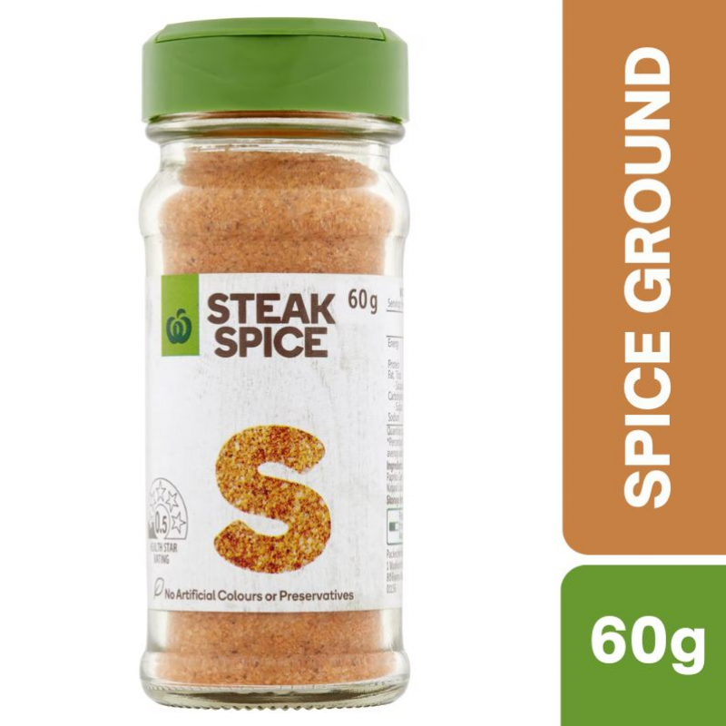 [Expiry: 07/2027] Woolworths Steak Spice 60g
