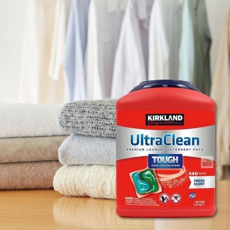 Kirkland Signature Ultra Clean Tough Laundry Capsules Detergent 140 Pacs
