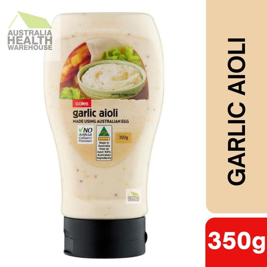 Coles Garlic Aioli 350g