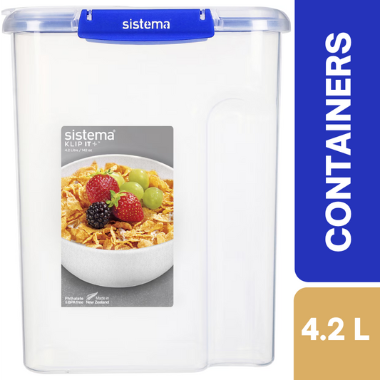 Sistema KLIP IT Plus Cereal Food Storage Container 4.2 Litre