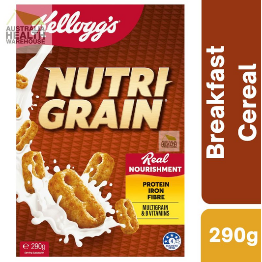 [Expiry: 27/10/2026] Kellogg's Nutri Grain Breakfast Cereal 290g