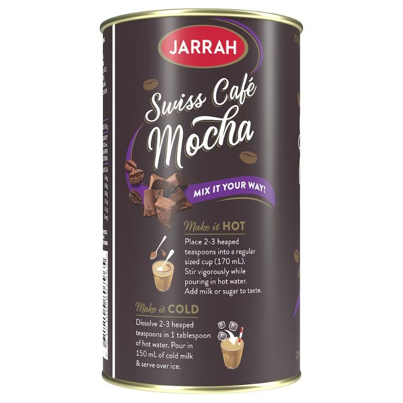 [Expiry Date: 14/10/2027] Jarrah Swiss Café Instant Mocha 250g