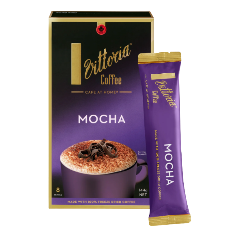 [Expiry Date: 03/12/2027] Vittoria Mocha Coffee Sachets 8 Pack
