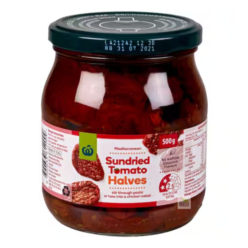 [Expiry: 07/10/2028] Woolworths Sundried Tomato Halves 500g