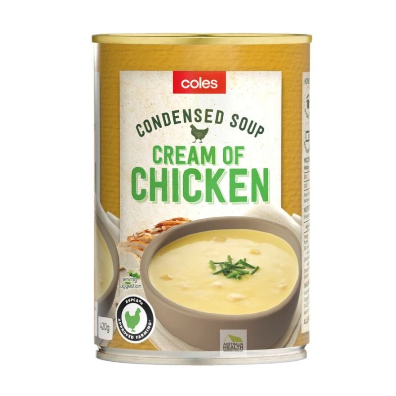 Coles Condensed Soup Cream of Chicken 420g