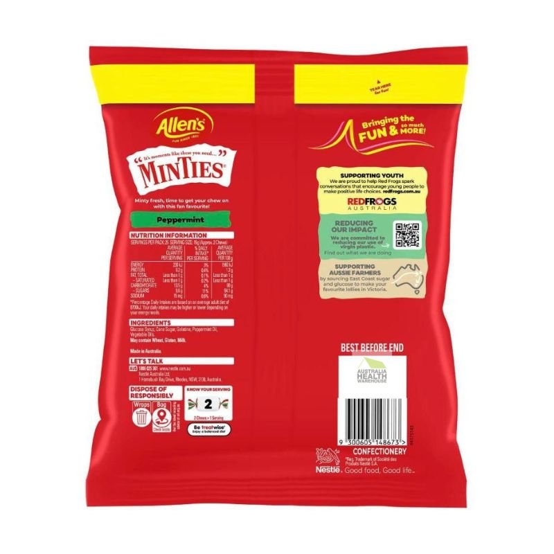 [Expiry: 08/2026] Allen's Minties 375g
