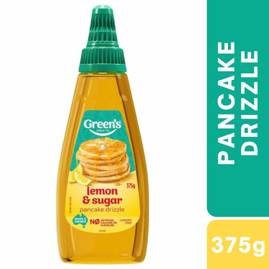 [Expiry Date: 29/10/2027] Greens Drizzle Lemon & Sugar 375g