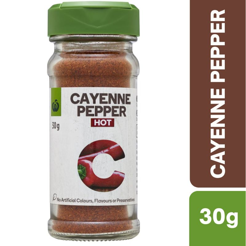 [Expiry: 07/07/2027] Woolworths Cayenne Pepper Hot 30g