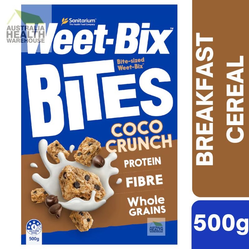 [Expiry: 18/09/2026] Sanitarium Weet-Bix Bites Coco Crunch Breakfast Cereal 500g