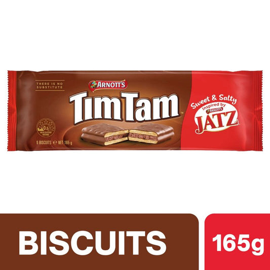 [CLEARANCE Expiry Date: 07/12/2026] Arnott's Tim Tam Inspired By Jatz Biscuits 165g