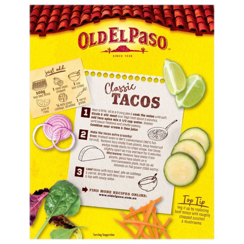 [Expiry Date: 27/01/2027] Old El Paso Taco Kit 290g