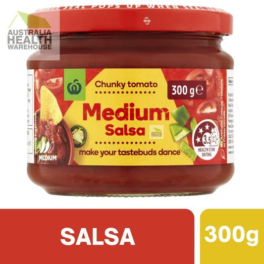 [Expiry Date: 31/03/2027] Woolworths Medium Salsa 300g