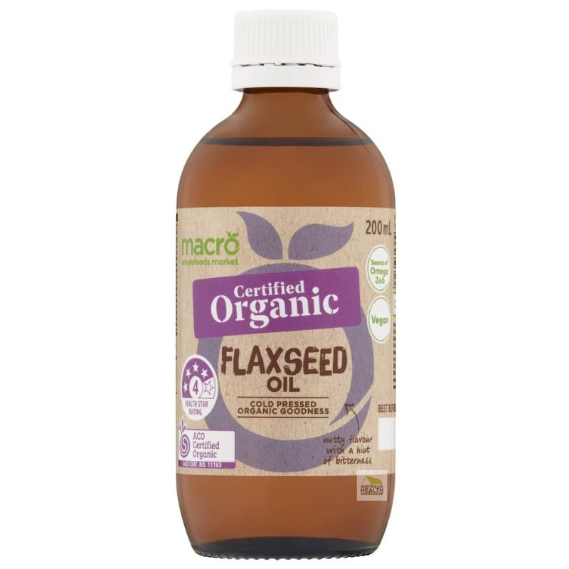 [Expiry: 17/09/2026] Woolworths Macro Organic Flaxseed Oil 200mL