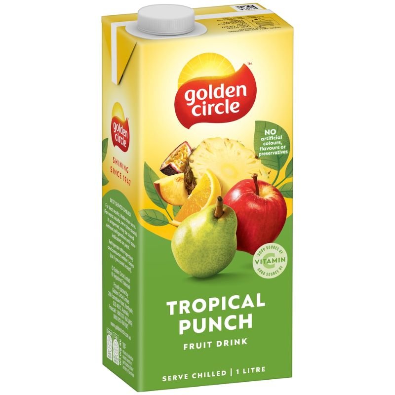 [Expiry Date: 08/10/2026] Golden Circle Tropical Punch Fruit Drink 1 Litre