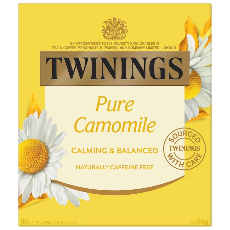 [Expiry Date: 17/02/2029] Twinings Pure Camomile Tea Bags 80 Pack