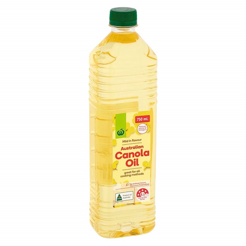 [Expiry Date: 06/08/2027] Woolworths Canola Oil 750mL