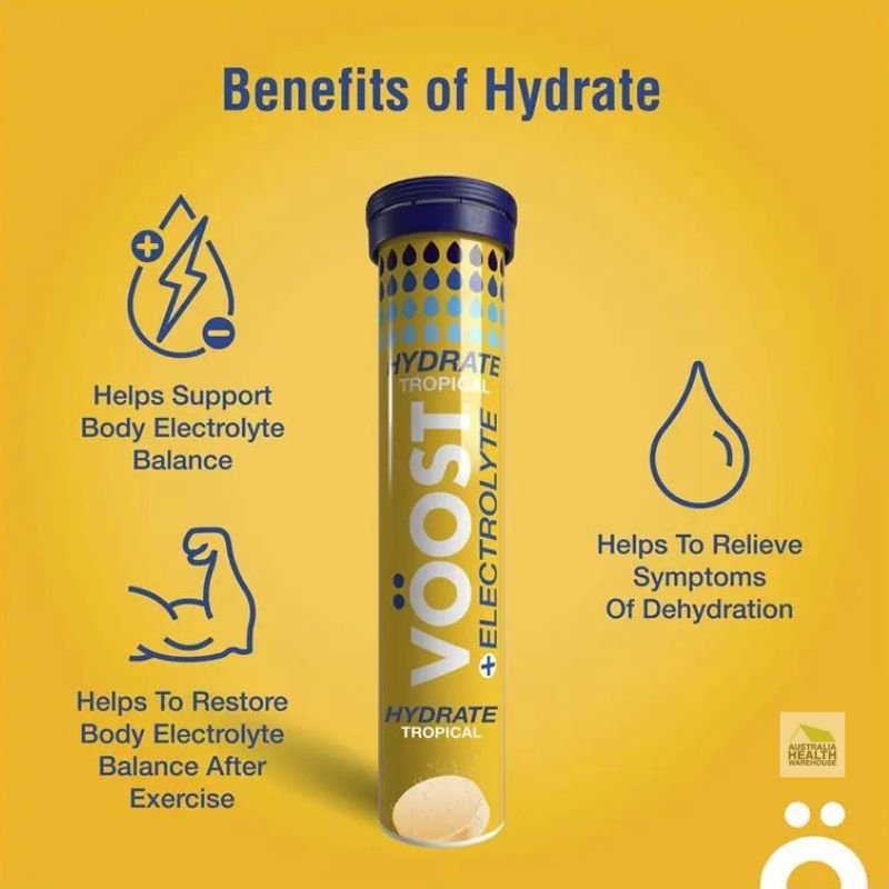 [Expiry: 01/2028] Voost Hydrate Variety Pack + Electrolyte 120 Effervescent Tablets