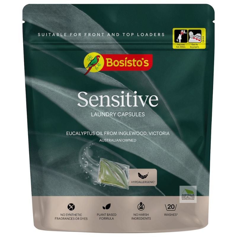 Bosisto's Sensitive Laundry Capsules 20 Washes