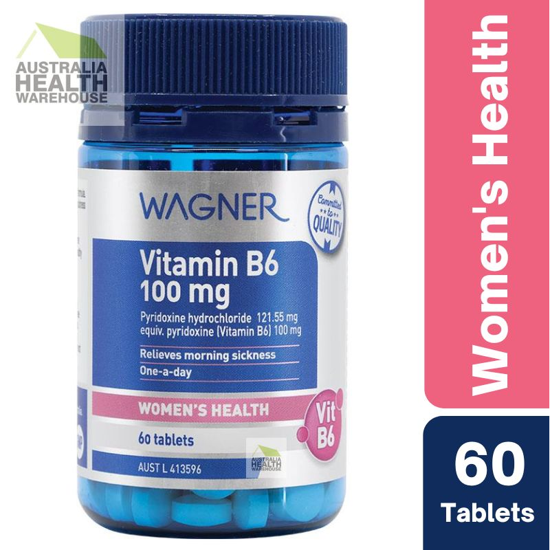 [Expiry: 09/2025] Wagner Vitamin B6 100mg 60 Tablets