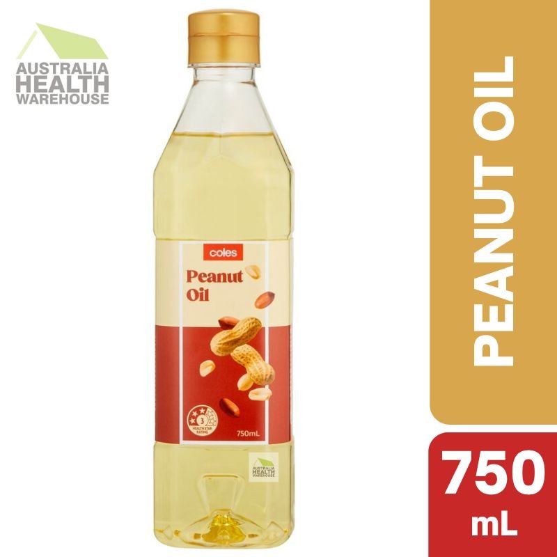 [Expiry Date: 14/02/2027]  Coles Peanut Oil 750mL