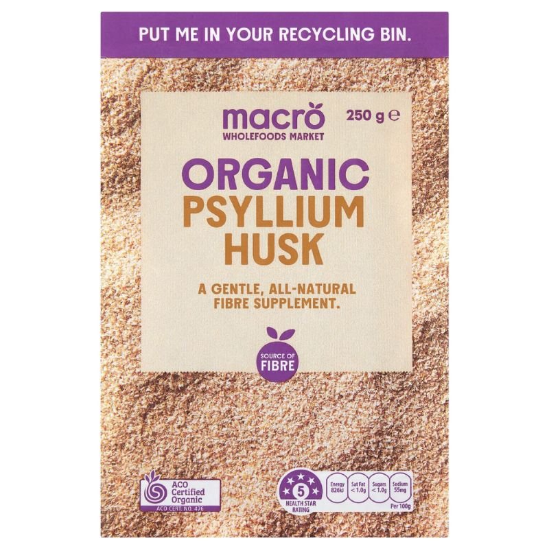 [Expiry: 30/01/2027] Woolworths Macro Organic Psyllium Husk 250g