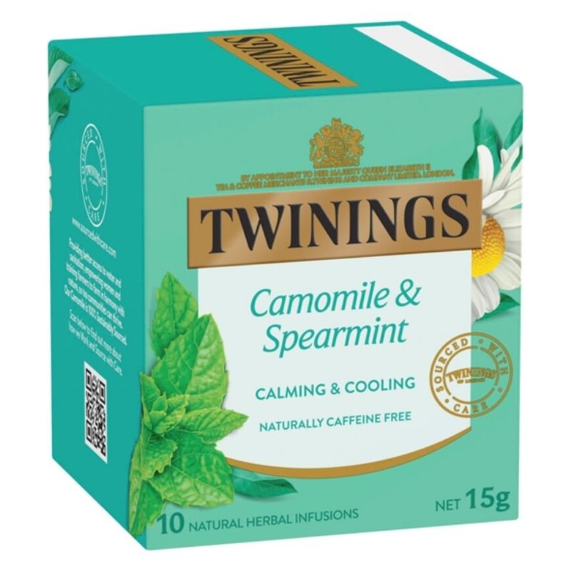 [Expiry: 06/10/2028] Twinings Chamomile & Spearmint Herbal Infusions Tea Bags 10 Pack 15g