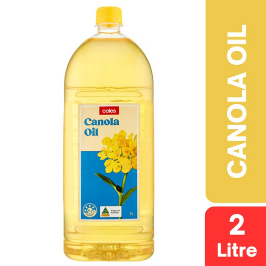 [Expiry Date: 29/08/2027] Coles Canola Oil 2 Litre