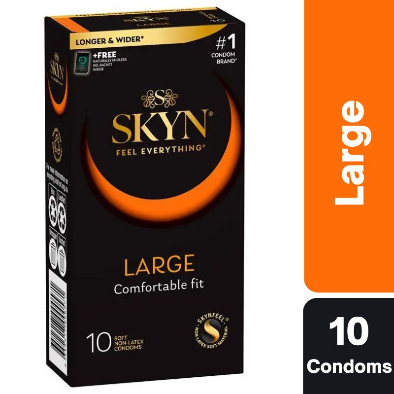 [Expiry Date: 30/09/2028] SKYN Large Condoms 10 Pack