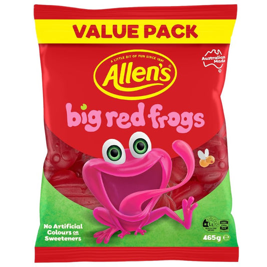 [Expiry: 03/2027] Allen's Big Red Frogs Value Pack 465g