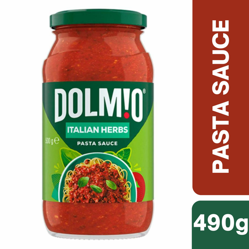 [CLEARANCE Expiry Date: 05/10/2026] Dolmio Italian Herbs Pasta Sauce 500g