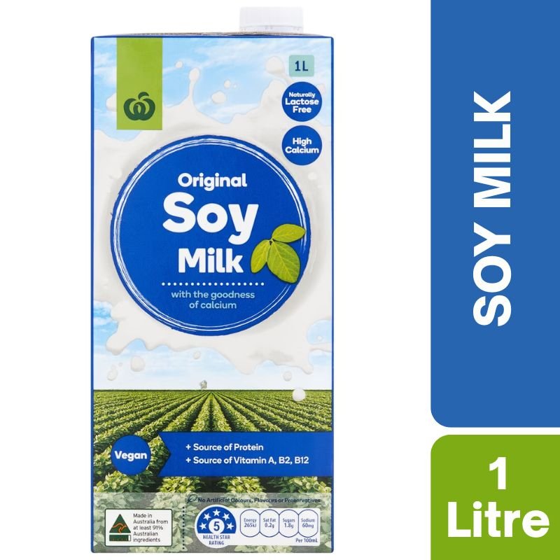 [Expiry Date: 13/10/2026] Woolworths Soy Milk 1 Litre