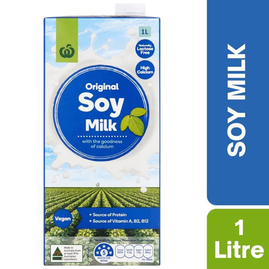 [Expiry Date: 13/10/2026] Woolworths Soy Milk 1 Litre