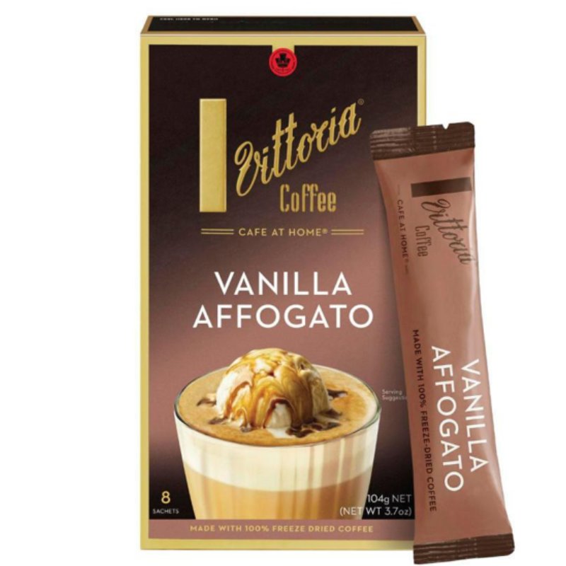 [Expiry Date: 03/11/2027] Vittoria Vanilla Affogato Coffee Sachets 8 Pack