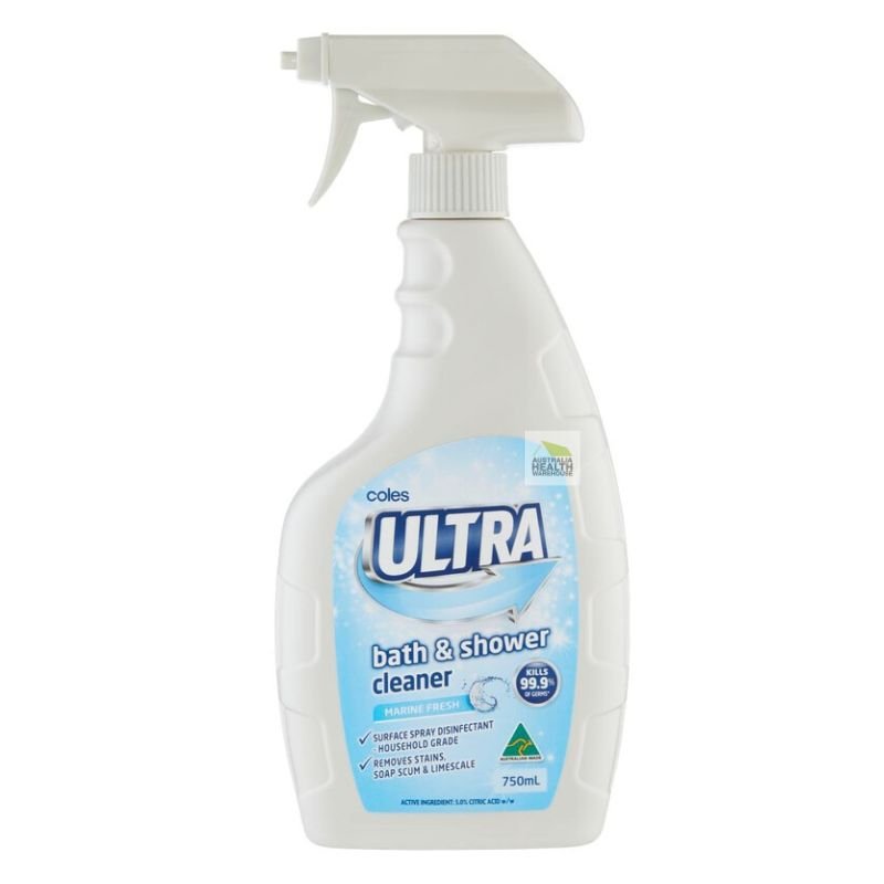 Coles Ultra Bath & Shower Cleaner Spray 750mL