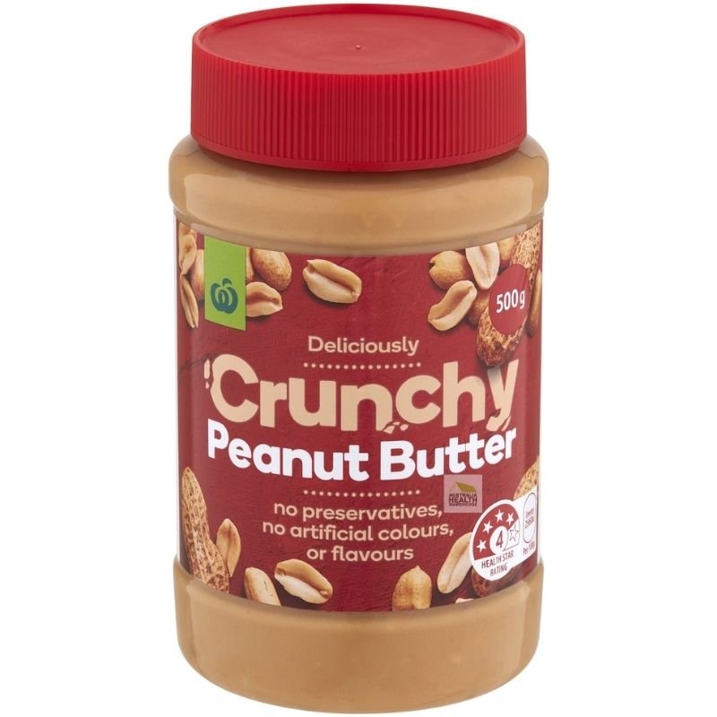[Expiry: 29/10/2026] Woolworths Crunchy Peanut Butter 500g