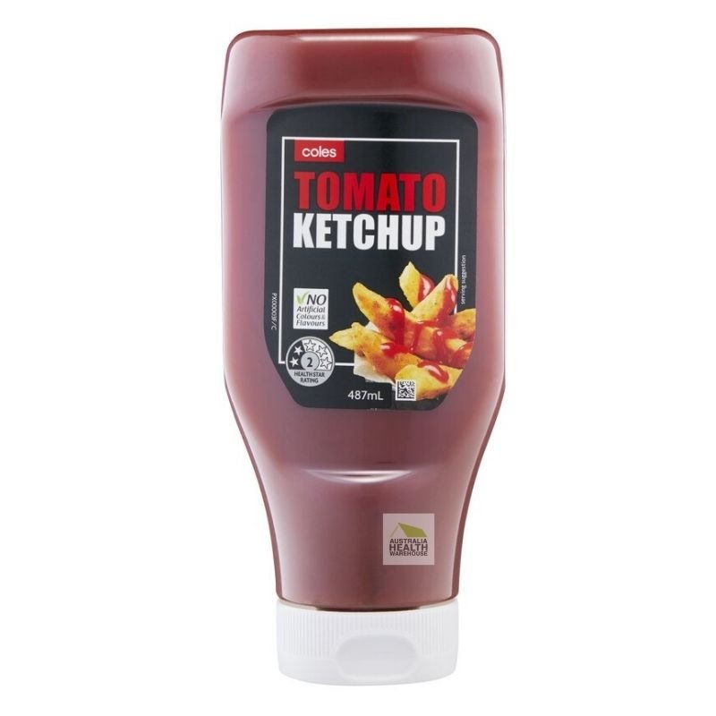 [Expiry:02/10/2026] Coles Tomato Ketchup 487mL