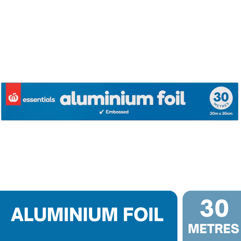 Woolworths Essentials Aluminium Foil 30 Metres