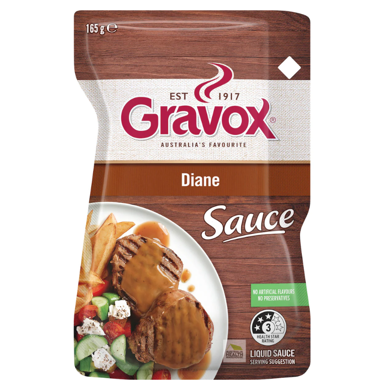Gravox Diane Sauce Liquid Pouch 165g