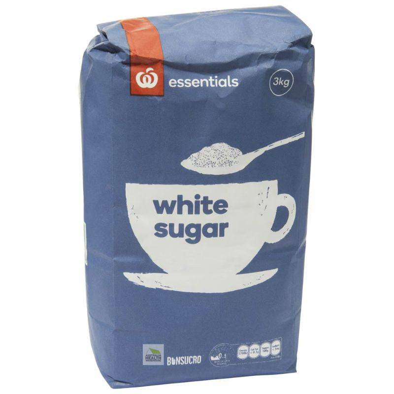 Woolworths Essentials White Sugar 3kg