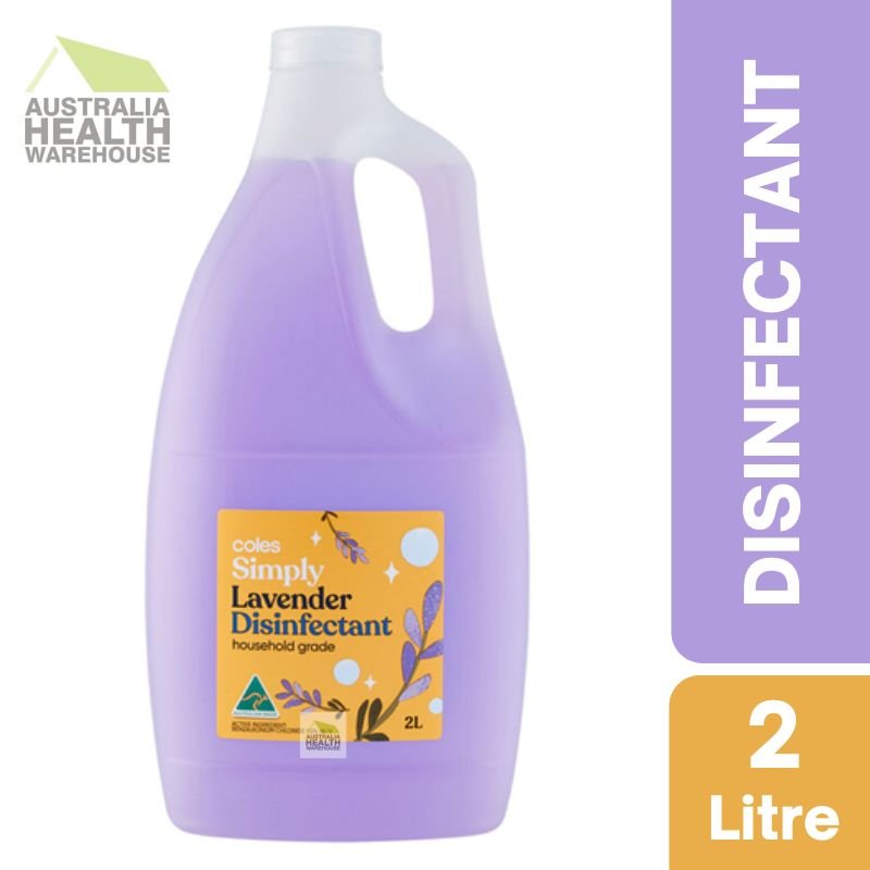 [Expiry Date: 27/10/2027] Coles Simply Disinfectant Lavender 2 Litre