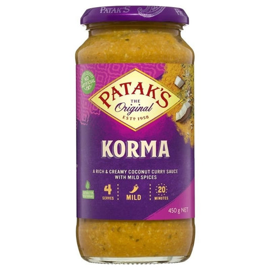 [Expiry: 04/2027] Patak's Korma Sauce 450g