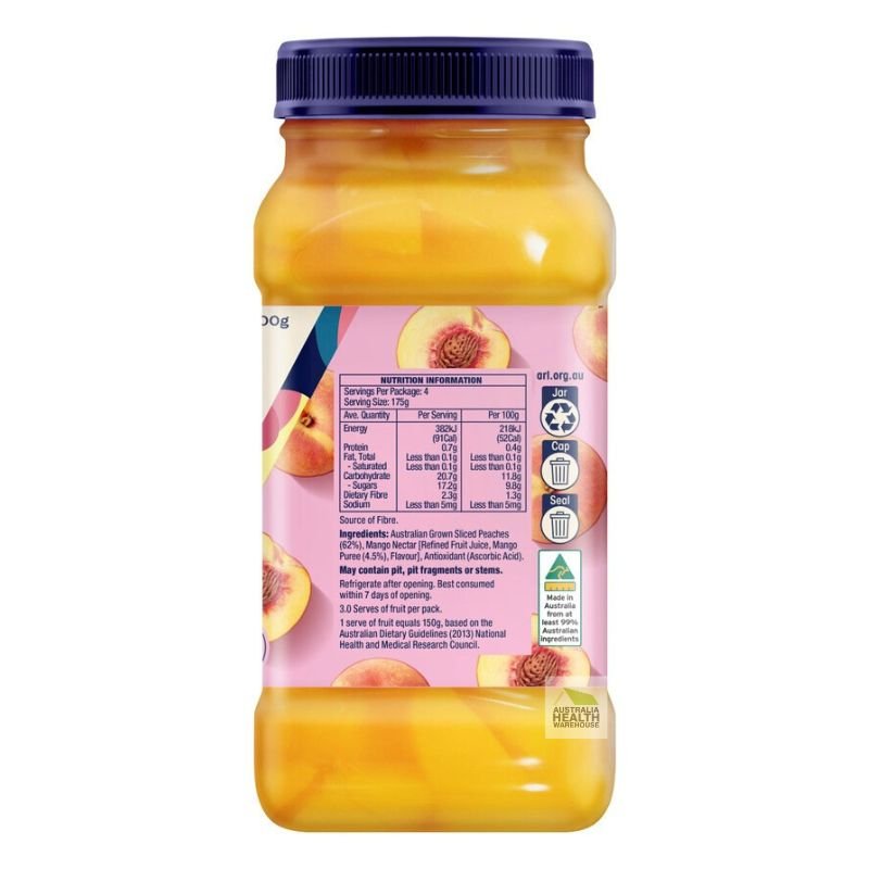 [Expiry: 02/2026] Goulburn Valley Peaches In Mango Nectar 700g